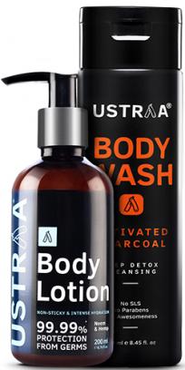 Body Lotion Germ Free & Body Wash Activated Charcoal