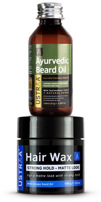 Ayurvedic Beard Oil & Hair Wax Matte