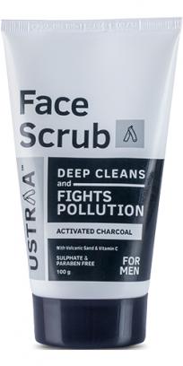 Activated Charcoal Face Scrub For Men- 100g