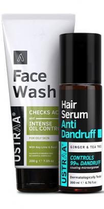 Anti Dandruff Serum & Face Wash Oily Skin
