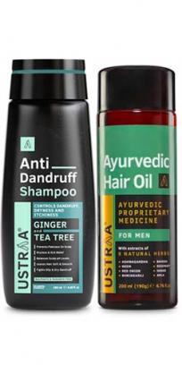 Ayurvedic Hair Oil & Anti Dandruff Hair Shampoo