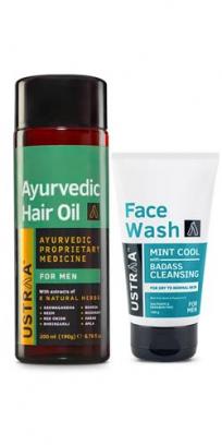 Ayurvedic Hair Oil & Face Wash - Dry Skin