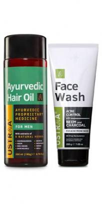 Ayurvedic Hair Oil & Face Wash Acne Control 