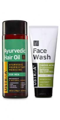 Ayurvedic Hair Oil & Face Wash - Oily Skin