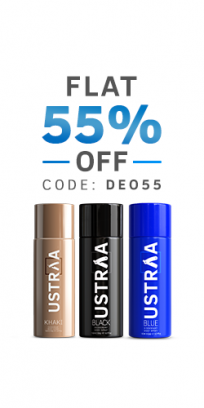 Deodorant Body Spray - 150 ml - Blue, Khaki & Black - Set of 3