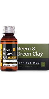 Beard Growth Oil- Advanced (Get Neem & Green Clay Deo Soap Free)