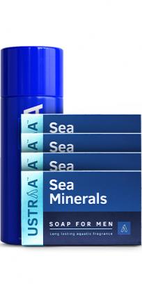 Deodorant Blue & Deo Soap Sea Minerals (Set of 4)