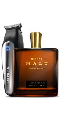 Malt - Perfume for Men & Chrome Trimmer