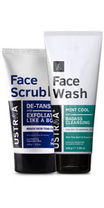 Face Wash - Dry to Normal Skin & Face Scrub