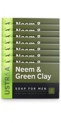 Neem & Green Clay Soap, 100 g (Pack of 8)