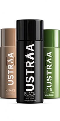 Deodorant Body Spray - 150 ml - Black, O.G & Khaki - Set of 3