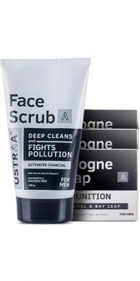 Activated Charcoal Face Scrub & Cologne Soap Ammunition