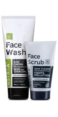 Face Wash Acne Control and Face Scrub Activated Charcoal