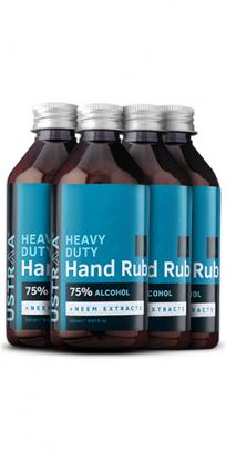 Heavy Duty Hand Rub (works like sanitizer) - 200 ml - Set of  4