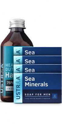 Deo Soap -Sea Minerals - Pack of 4 & Hand Rub - 200 ml