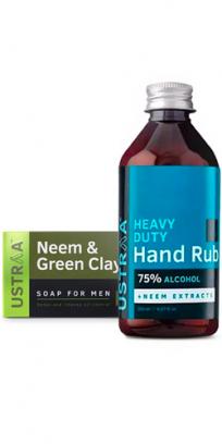 Deo Soap - Neem - Pack of 4 & Hand Rub - 200 ml