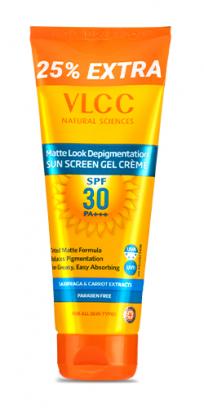 VLCC Matte Look SPF 30 PA ++ Sunscreen Gel Crèam - 100 g with 25 g Extra
