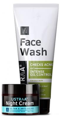 Night Cream & Face Wash Oily Skin