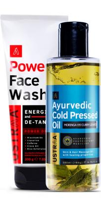 Power Face Wash Energize & Ayurvedic Cold Pressed Oil