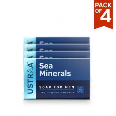 Sea Minerals Deodorizing Soap For Men - 100 g (Set of 4)