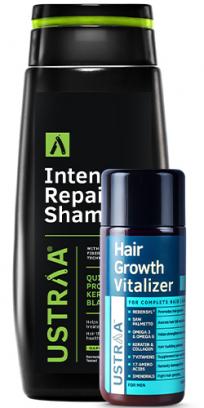 Hair Growth Vitalizer - 100ml & Intense Repair Shampoo - 250 ml