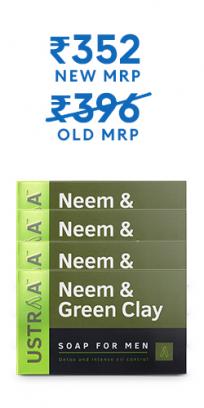 Neem & Green Clay Soap, 100 g (Pack of 4)