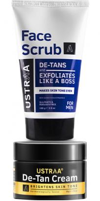  Total De Tan Kit (Face Scrub De-tan -100g & De-Tan Face Cream -50g)