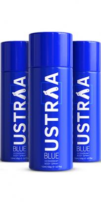 BLUE Deodorant Body Spray, 150 ml- Set of 3