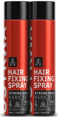 Hair Fixing Spray - Strong Hold - 250ml (Set of 2)