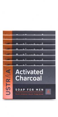 Deo Soap For Men with Activated Charcoal -100 g (Pack of 8)