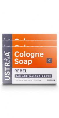 Rebel Cologne Soap - Pack of 3