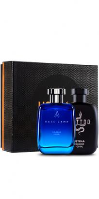 Fragrance Gift Box - Tattoo & Base Camp Cologne - Perfume for Men - 100ml