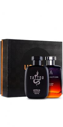 Fragrance Gift Box - Tattoo & Ammunition  Cologne - Perfume for Men - 100ml  