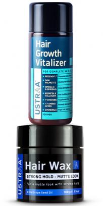 Hair Growth Vitalizer & Hair Wax (Matte Look)
