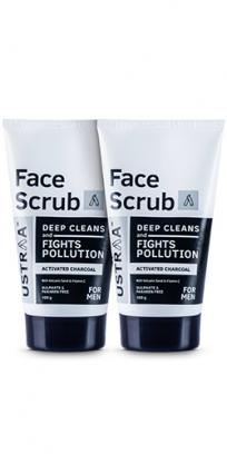 Activated Charcoal Face Scrub - 100g (Set of 2)