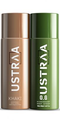 Khaki & OG Deodorants Body Spray Combo