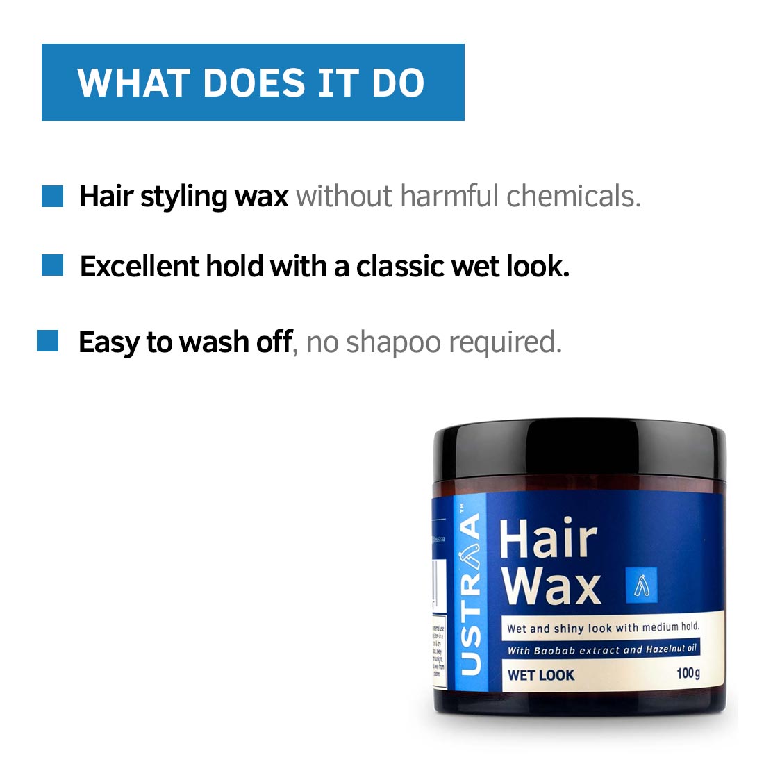 Hair Wax For Wet Look Ustraa