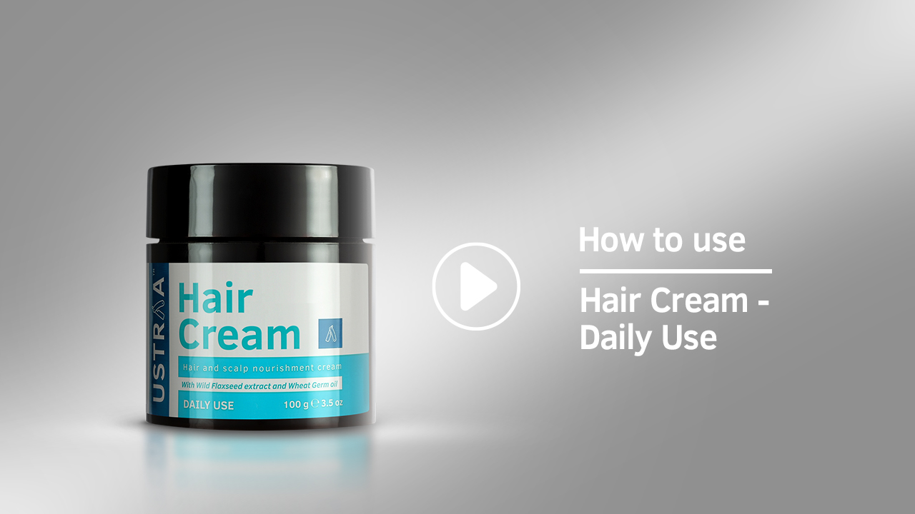 How To Use Hair Cream | Non-Sticky, Non- Oily. Daily Nourishment | USTRAA
