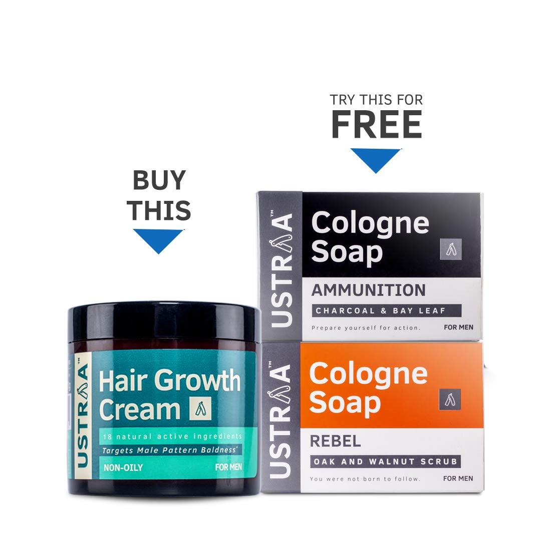 Hair Growth Cream Baldness Reduction Get 2 Soaps Free