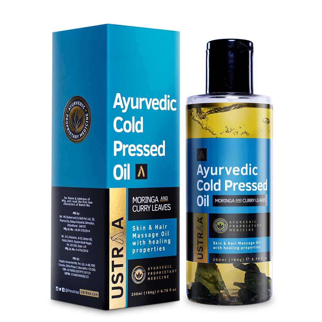 Ayurvedic Cold Pressed Oil - 200ml