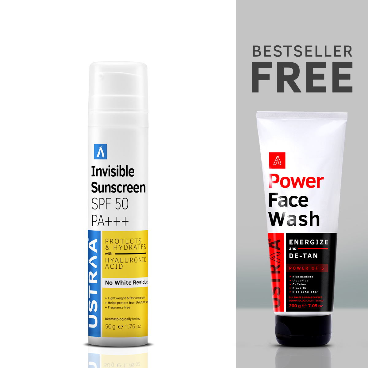 Invisible Shield Against Harmful Rays | Ustraa Invisible Sunscreen SPF 50 PA+++