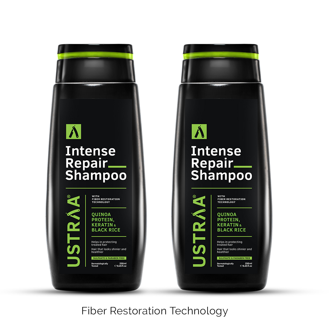 Ustraa Intense Repair Shampoo - Fiber Restoration Technology | Helps Protect & Restore Hair Bonds | Repair hair damage 