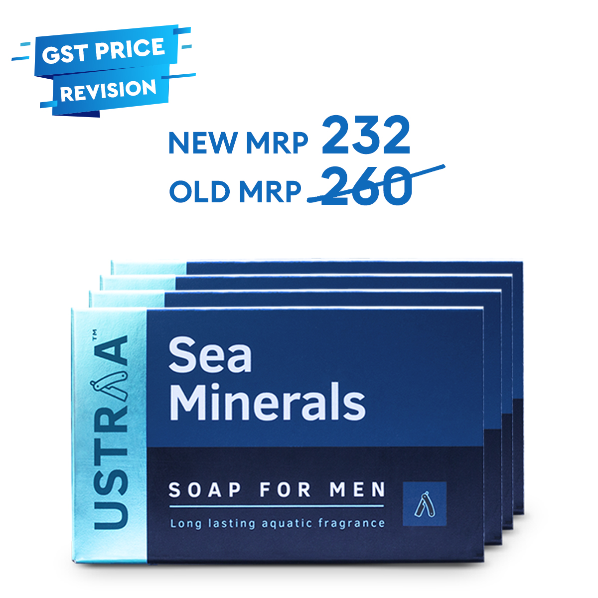 Best Deodorising Soap For Men - With Sea Minerals - Cleansing & Moisturisation with Aquatic Fragrance