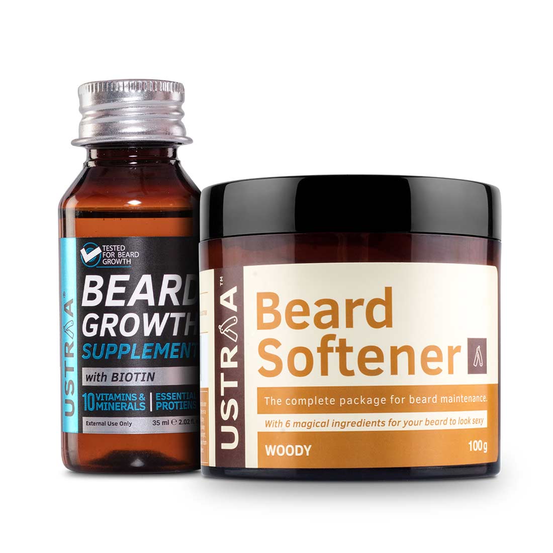 Beard Growth Supplement & Beard Softener