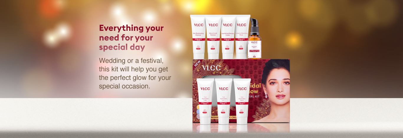 Benefits of VLCC Bridal Glow Facial Kit -147g